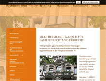 Tablet Screenshot of mediation-helmling.de
